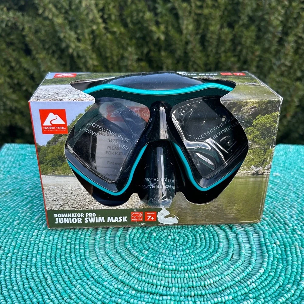 Ozark Trail Jr. Dominator ProYouth Mask teal/black-brand new-originally packaged